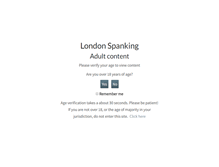 Tablet Screenshot of londonspanking.com